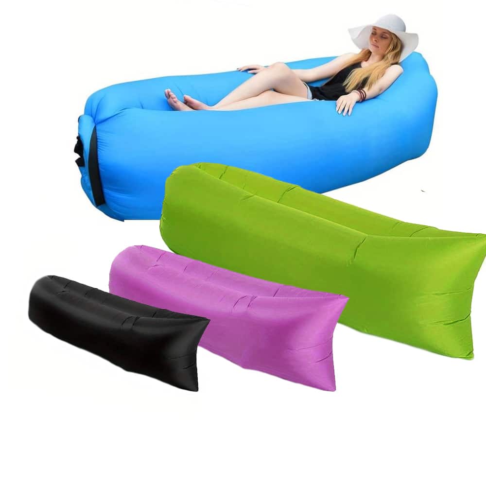 Air Bean Inflatable Lounge Chair/Sack for Beach, Garden or Festival