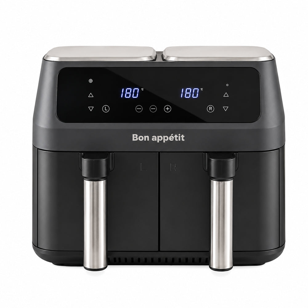 Airfryer 8.0 l - double - 2 baskets and 2,400 watts