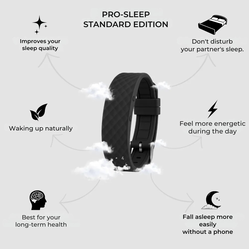 Alarm Clock | Silent Wake-Up Without Sound | Adjustable Intensity | ProSleep