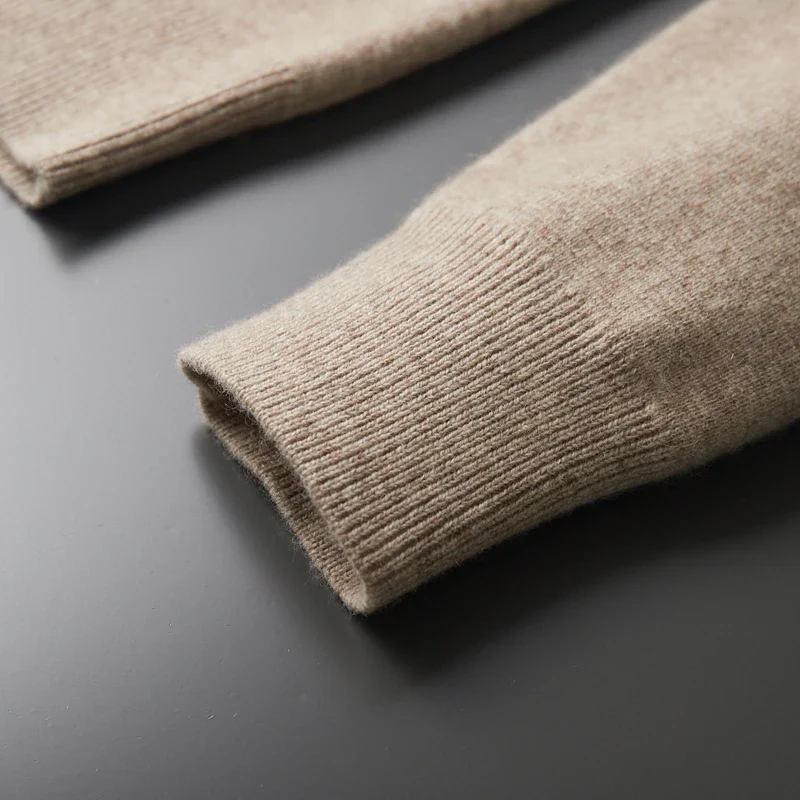 Image of Albert | Men's Zip-Up Collared Cardigan