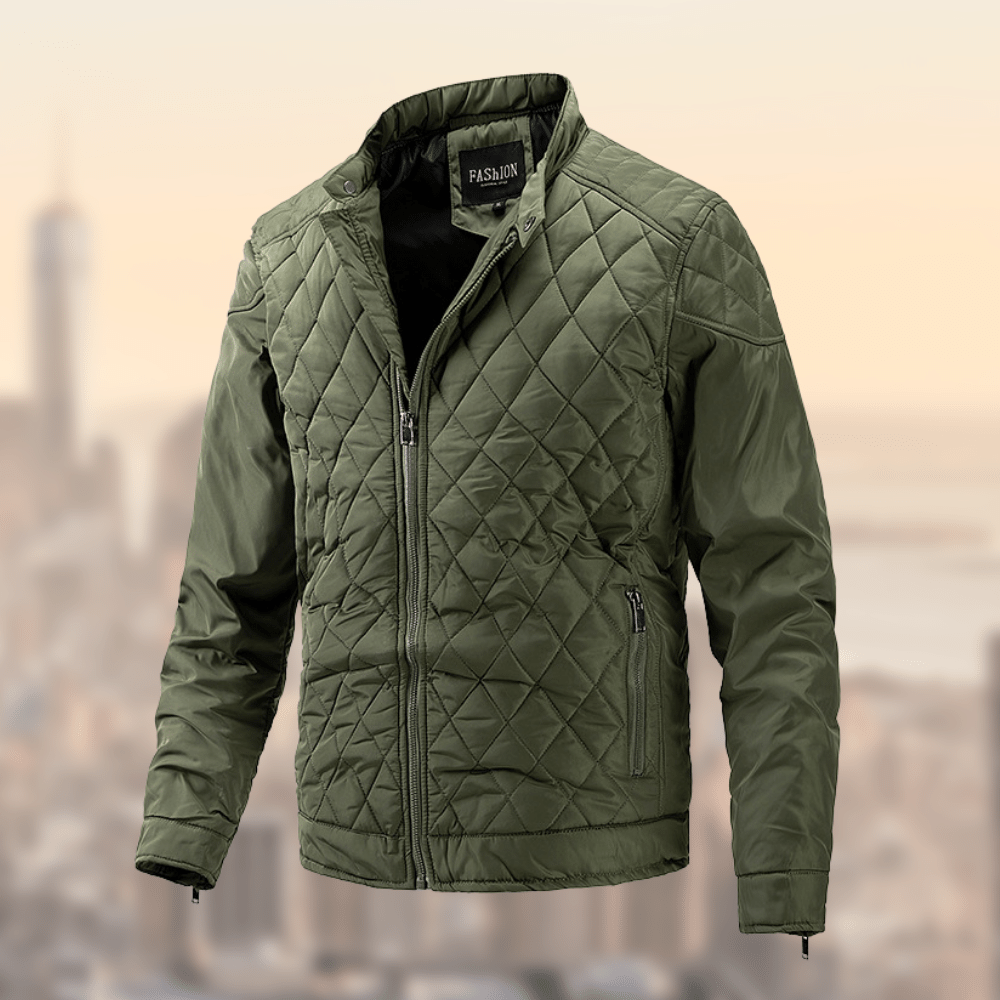 Image of Alfred | Men's Quilted Slim Fit Jacket
