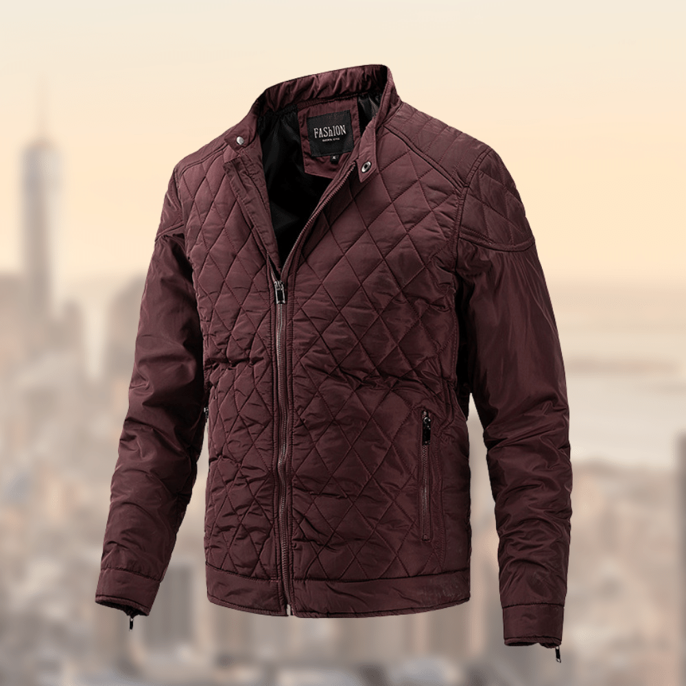 Image of Alfred | Men's Quilted Slim Fit Jacket