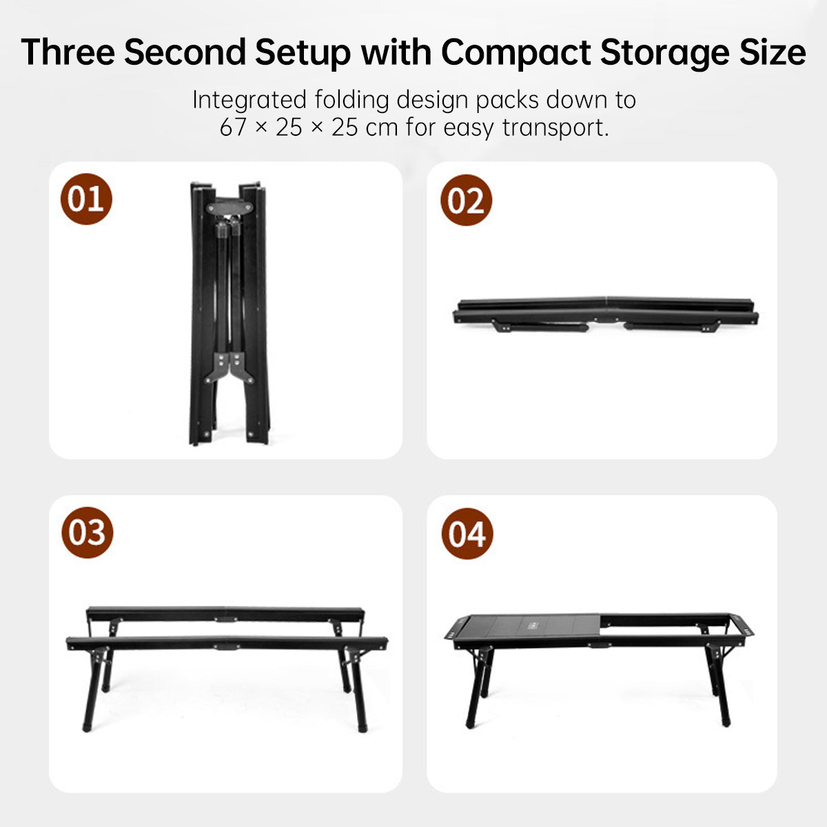 Aluminum Modular Folding Camping Table