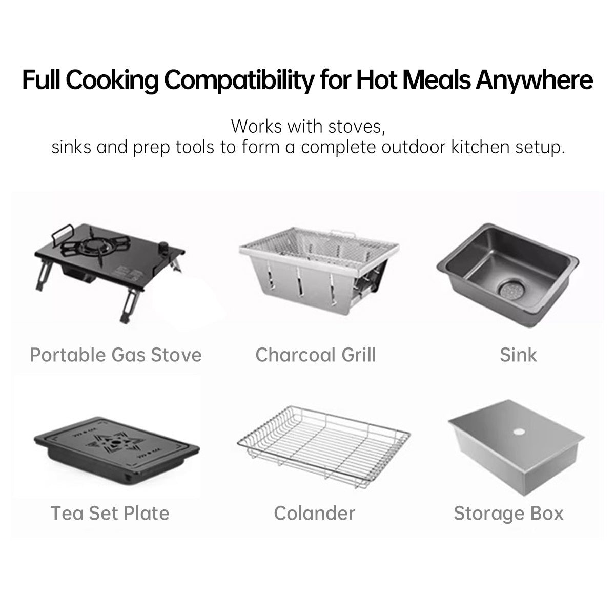 Aluminum Modular Folding Camping Table