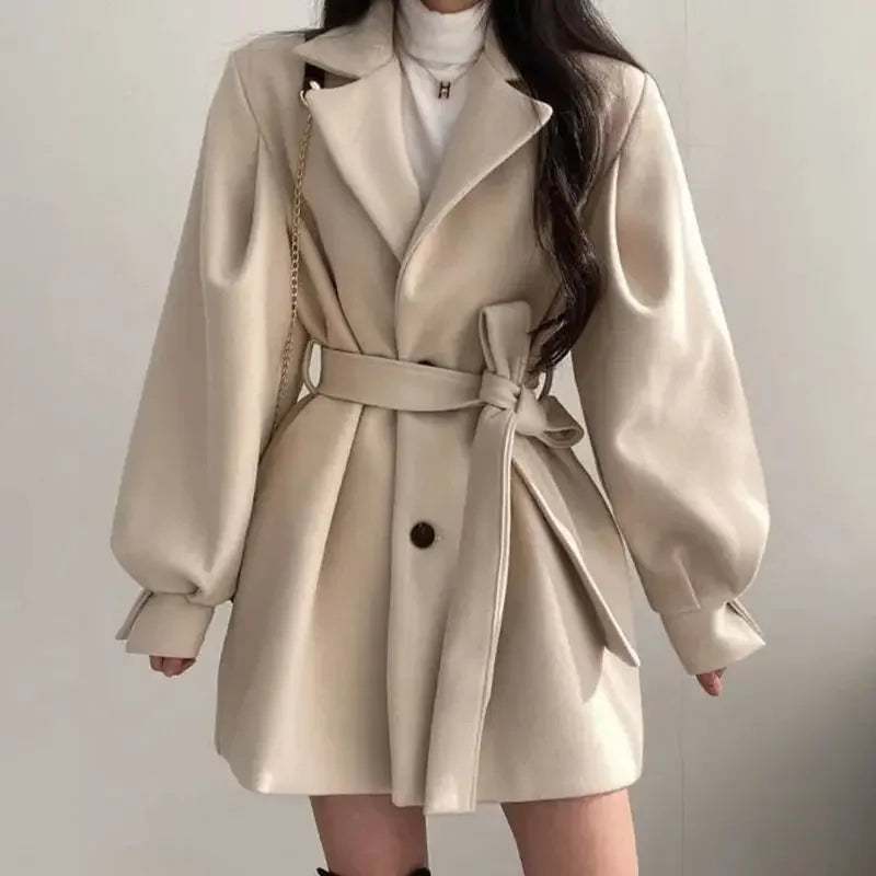 Image of Amanda | Women's Oversized Sleeve Wrap Coat