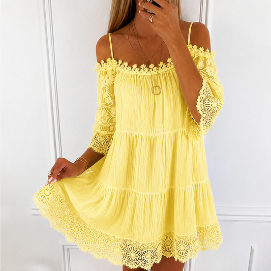 Angie | Women's Cold Shoulder Mini Dress - Image 1
