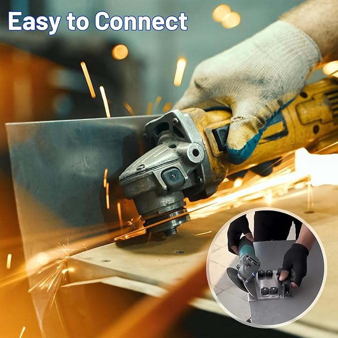 Angle Grinder Stand for 45° Beveling of Tiles