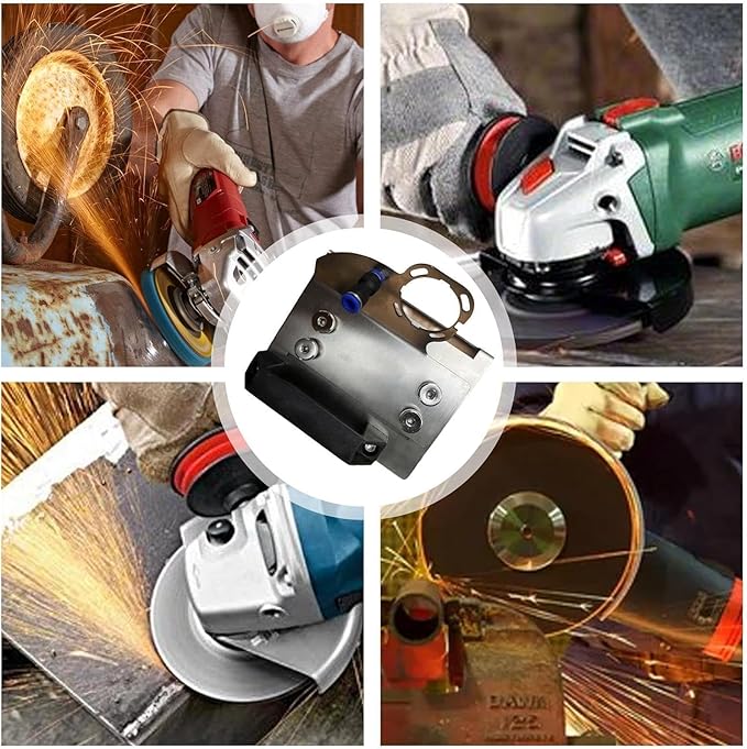 Angle Grinder Stand for 45° Beveling of Tiles