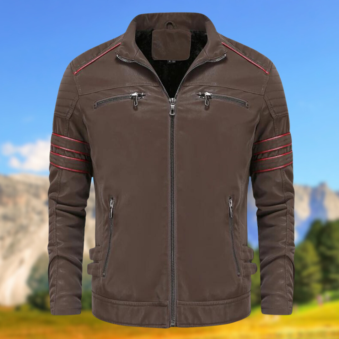 Image of Angus | Men's Slim-Fit Racer Jacket
