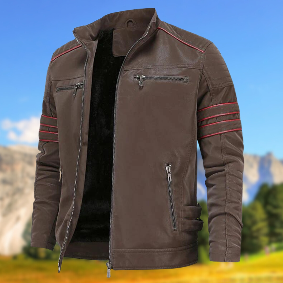 Image of Angus | Men's Slim-Fit Racer Jacket