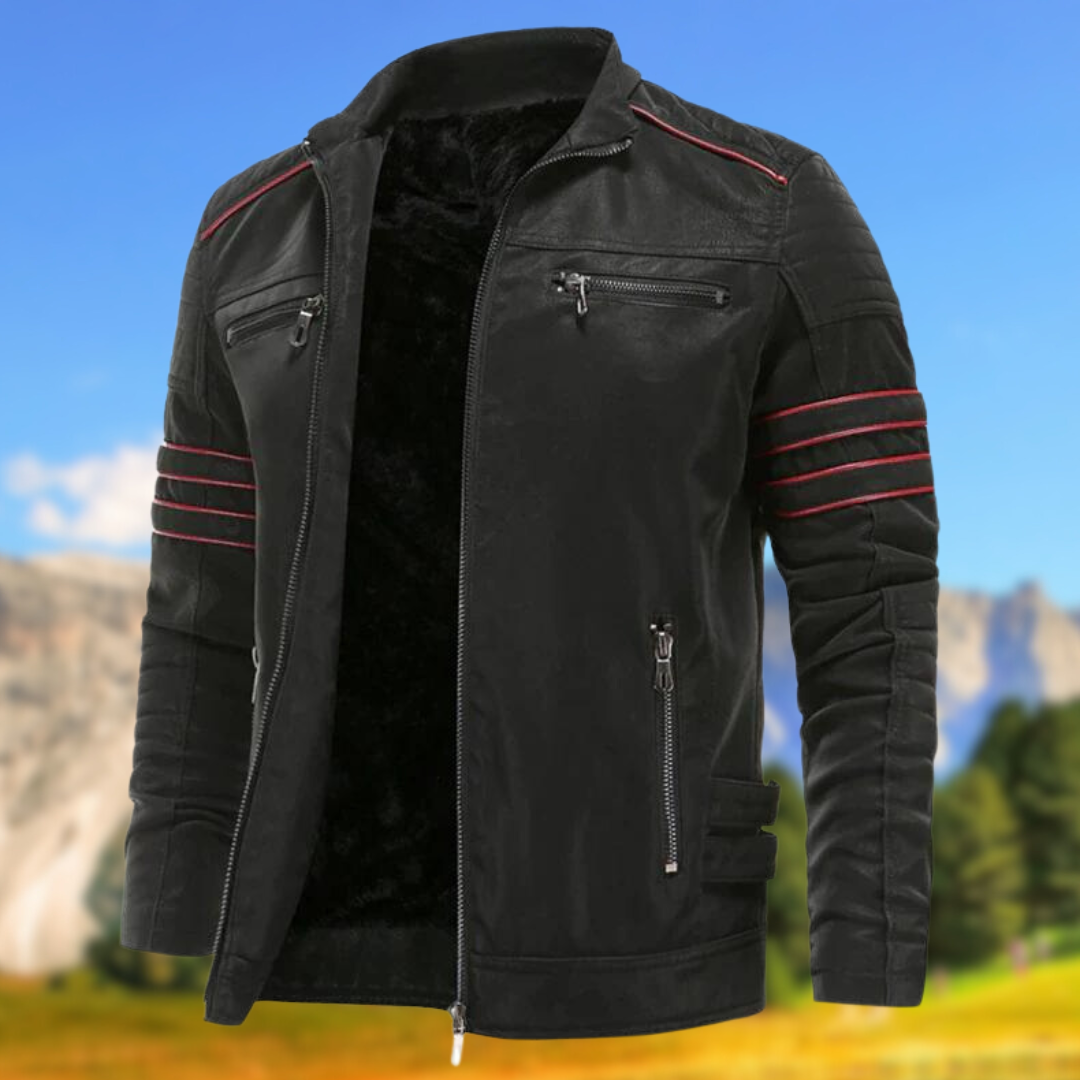 Image of Angus | Men's Slim-Fit Racer Jacket