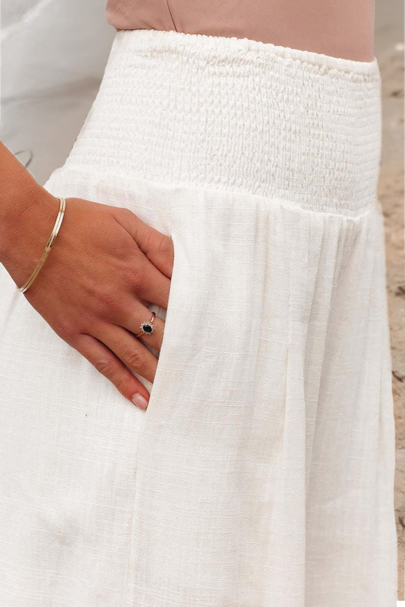 Image of Anne | Women's High-Waisted Wide Leg Trousers