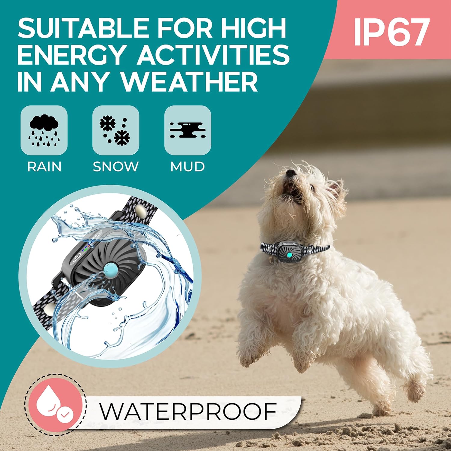 Anti-Bark Collar | Sound and Vibration | Intelligent Bark Detection | BarkSense