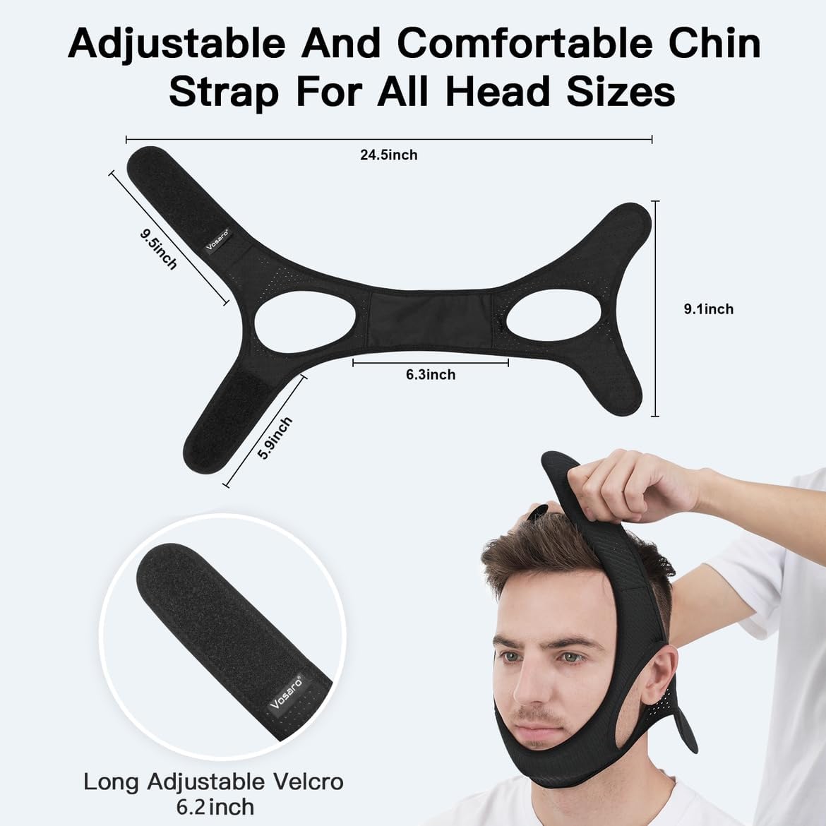Anti-Snore Chin Strap for Sleep Apnea