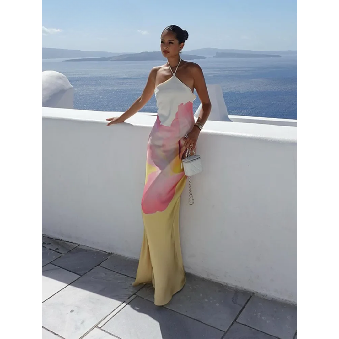 Image of April | Women's One Shoulder Maxi Dress