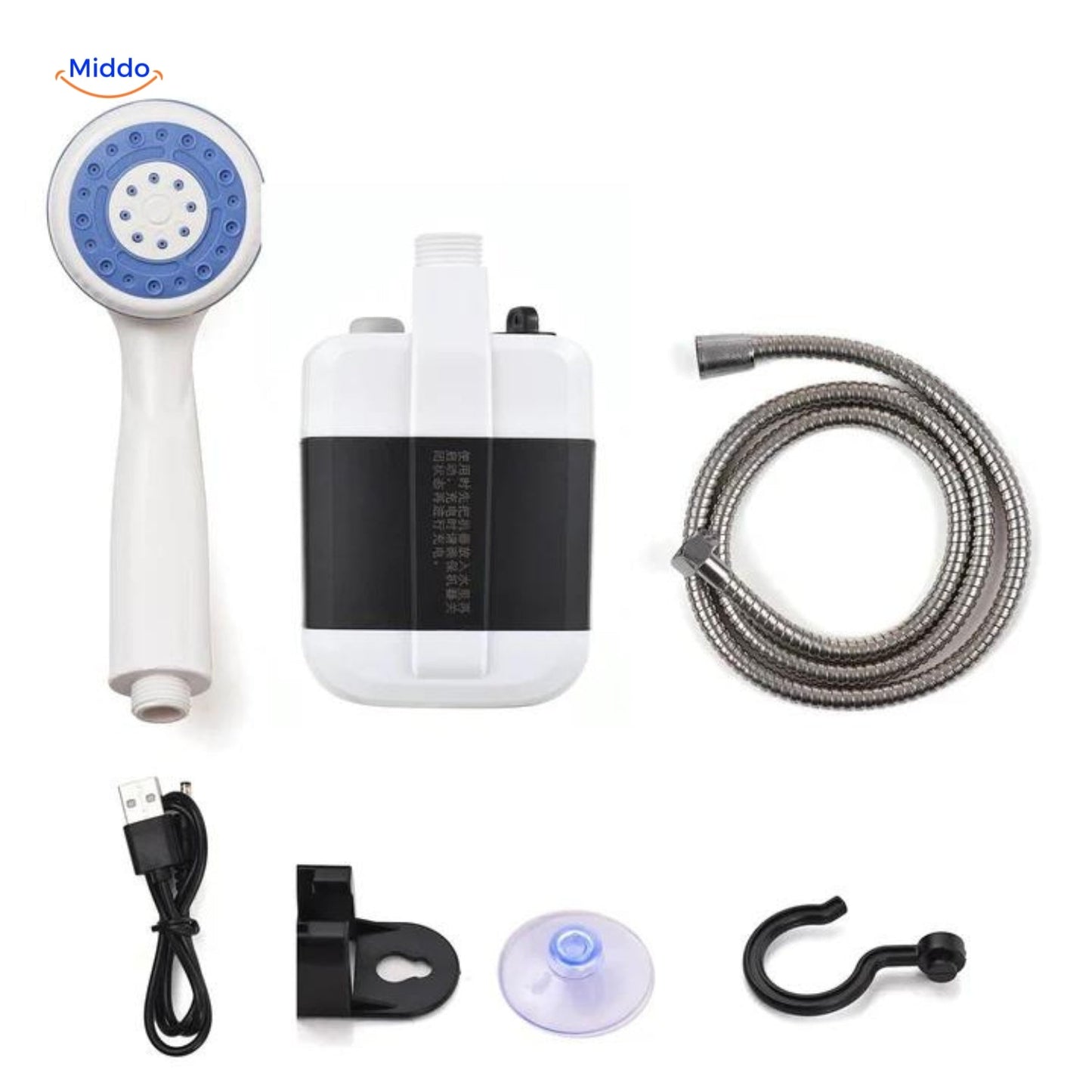 Aquacharge™ Portable Electric Shower: Ultimate USB Rechargeable Shower for Outdoor and Home Use