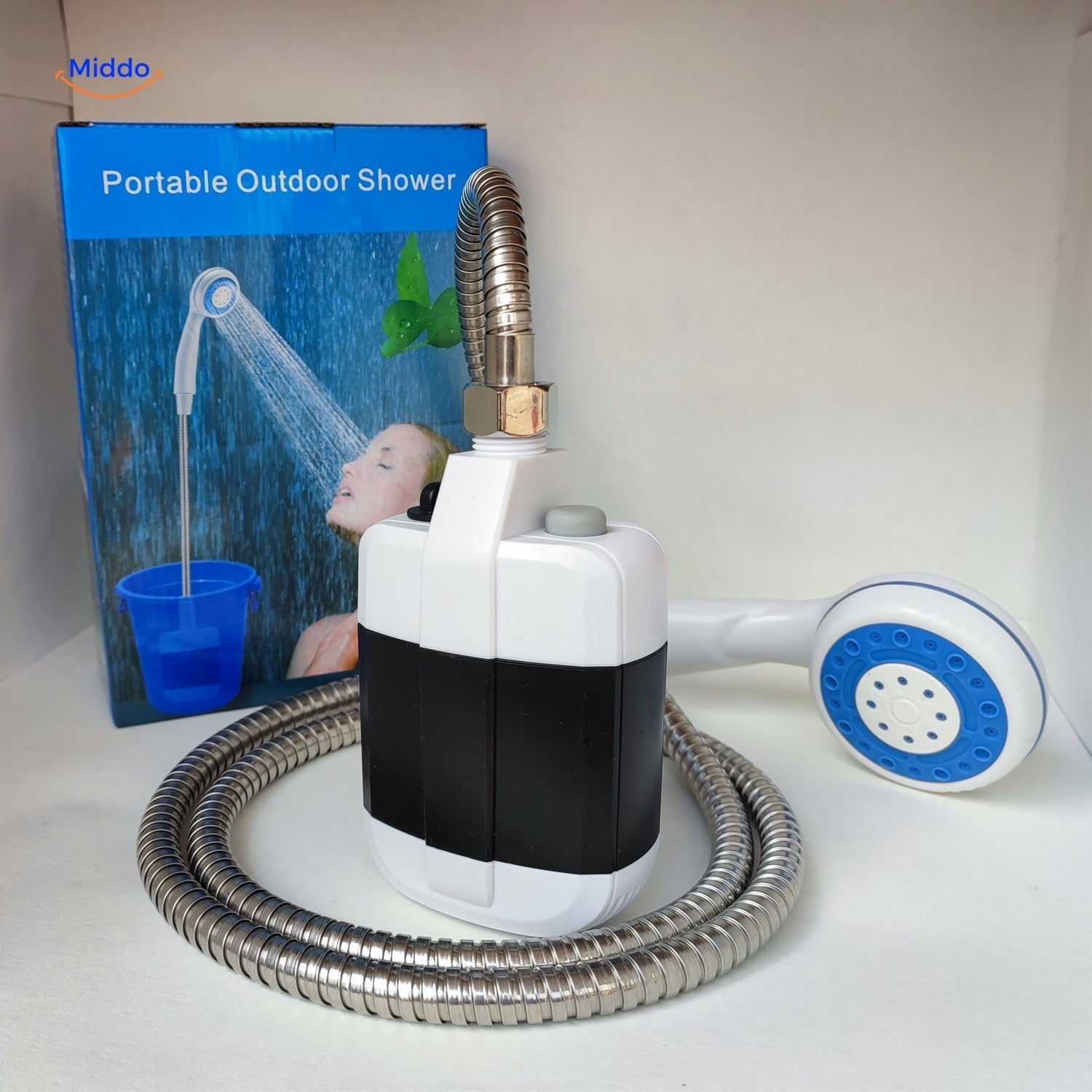 Aquacharge™ Portable Electric Shower: Ultimate USB Rechargeable Shower for Outdoor and Home Use