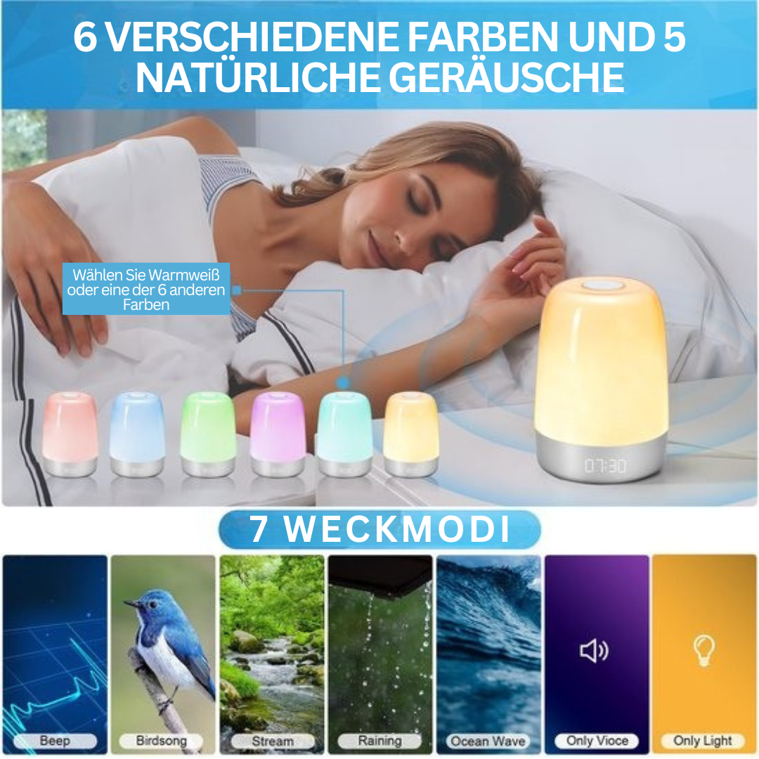 Aurora Wake-up Light for a Relaxed Awakening