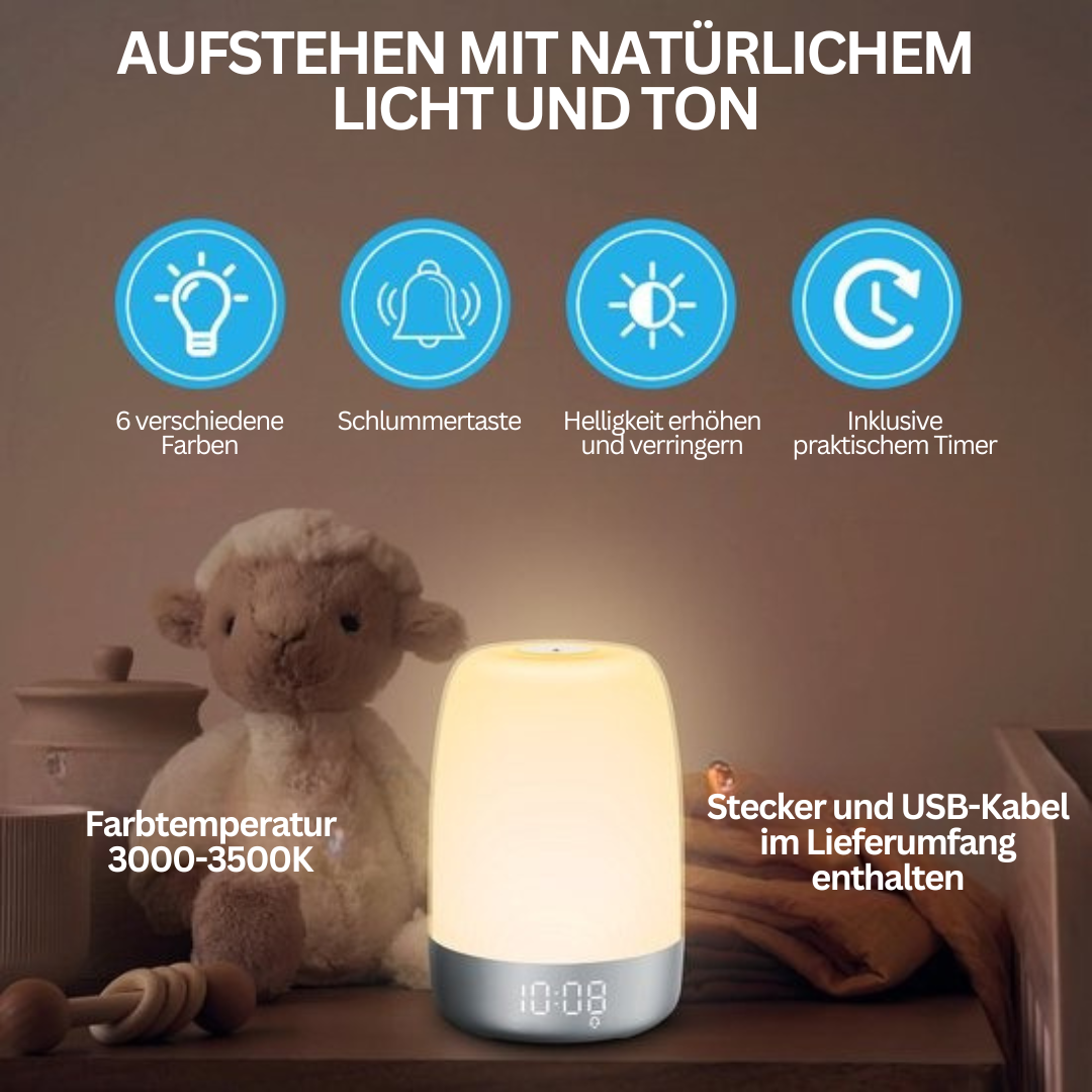 Aurora Wake-up Light for a Relaxed Awakening