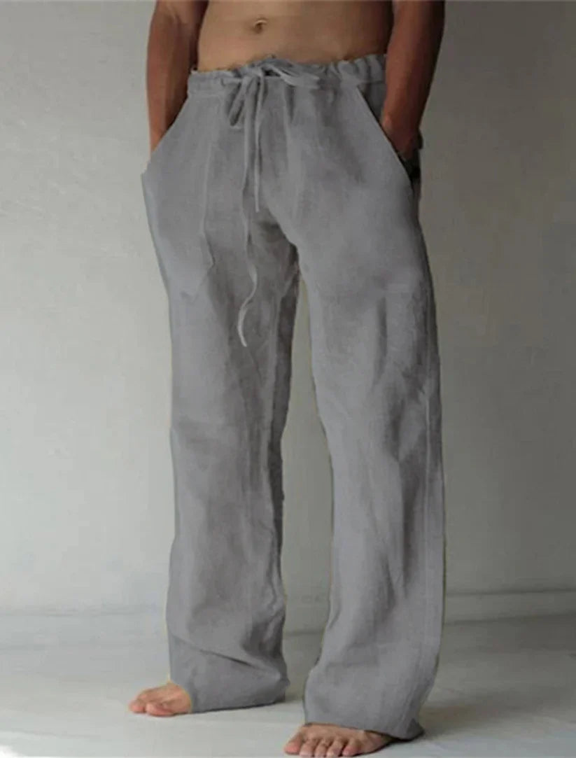Image of Austin | Men's Drawstring Relaxed Chino Trousers