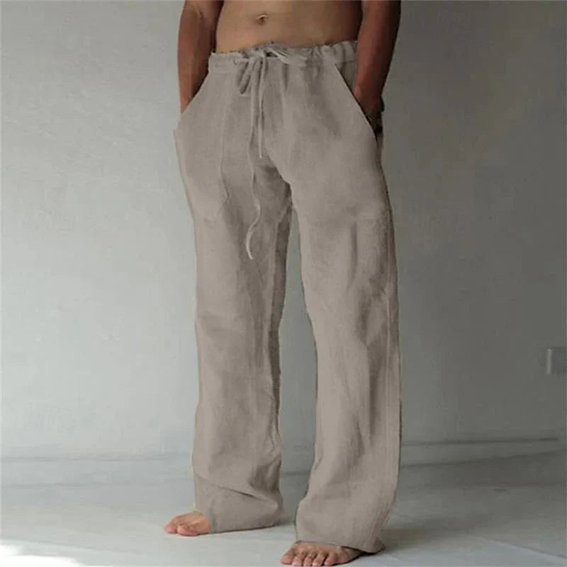 Image of Austin | Men's Drawstring Relaxed Chino Trousers