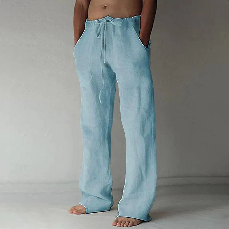 Image of Austin | Men's Drawstring Relaxed Chino Trousers
