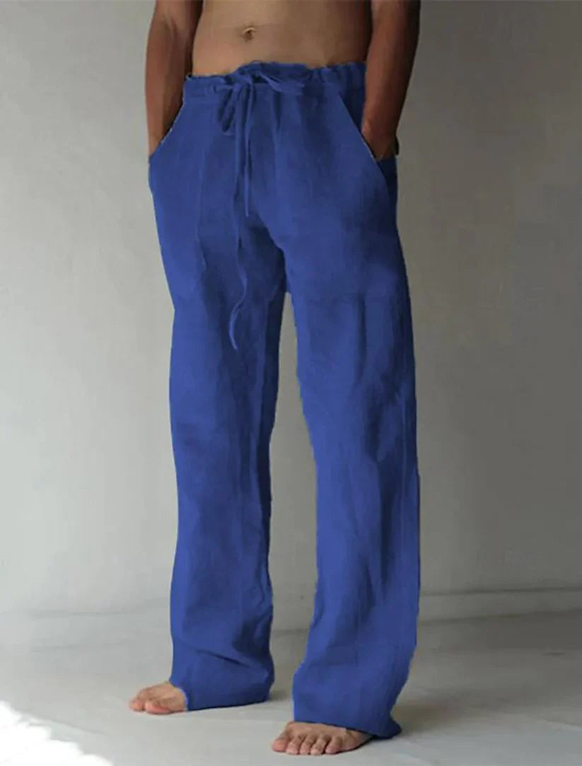 Image of Austin | Men's Drawstring Relaxed Chino Trousers