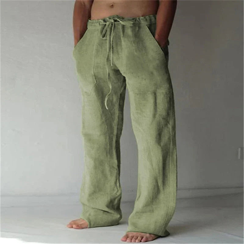 Image of Austin | Men's Drawstring Relaxed Chino Trousers
