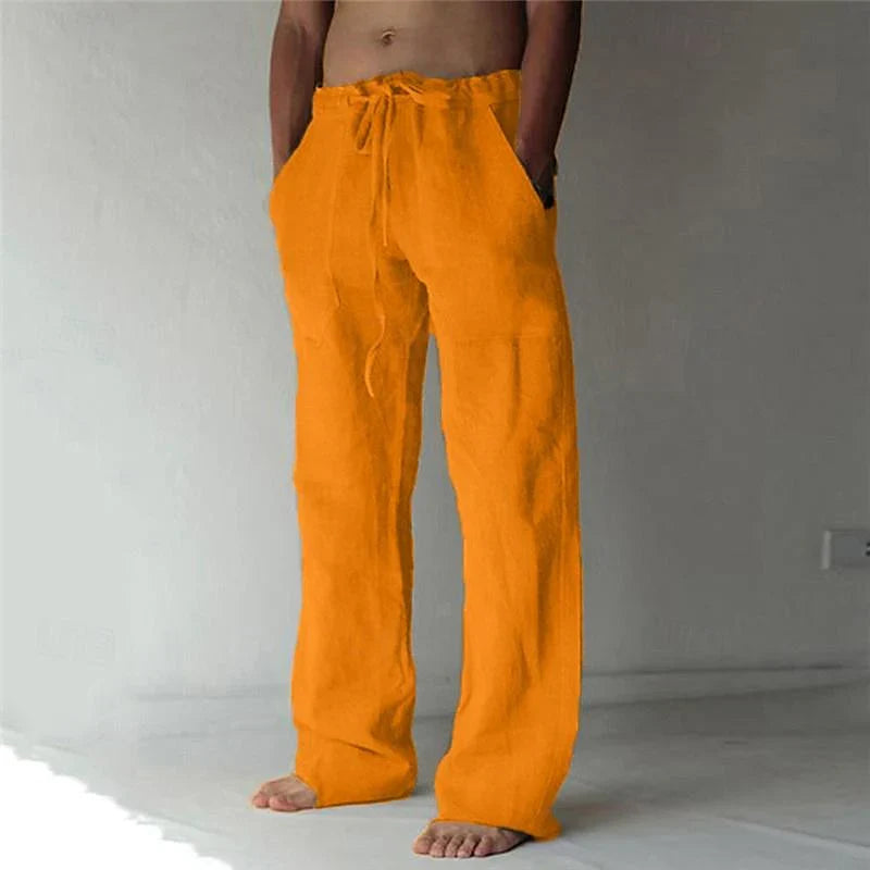 Image of Austin | Men's Drawstring Relaxed Chino Trousers