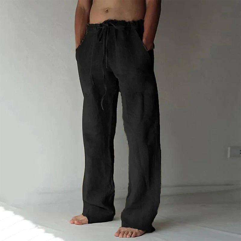 Image of Austin | Men's Drawstring Relaxed Chino Trousers
