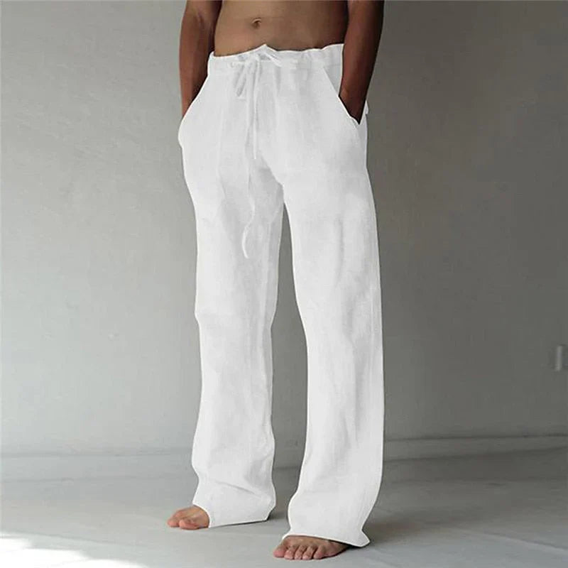 Image of Austin | Men's Drawstring Relaxed Chino Trousers