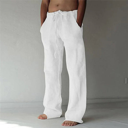 Image of Austin | Men's Drawstring Relaxed Chino Trousers