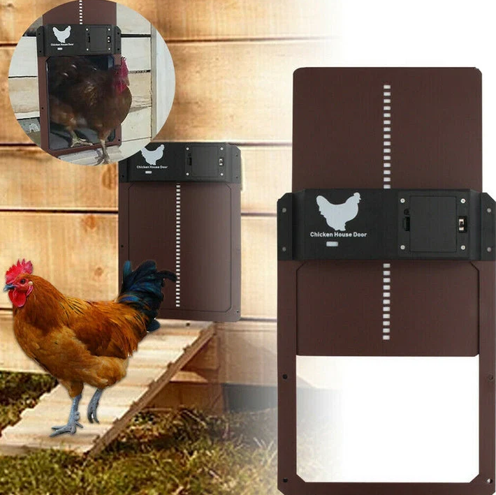 Automatic Chicken Coop Door System with Solar Options
