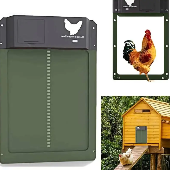 Automatic Chicken Coop Door System with Solar Options