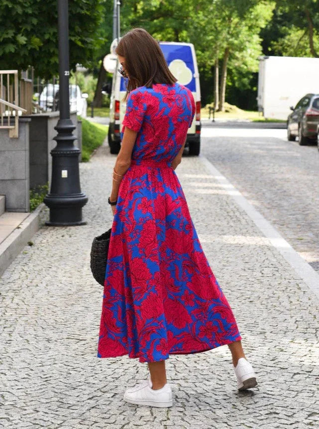 Image of Autumn | Women's Wrap Midi Dress