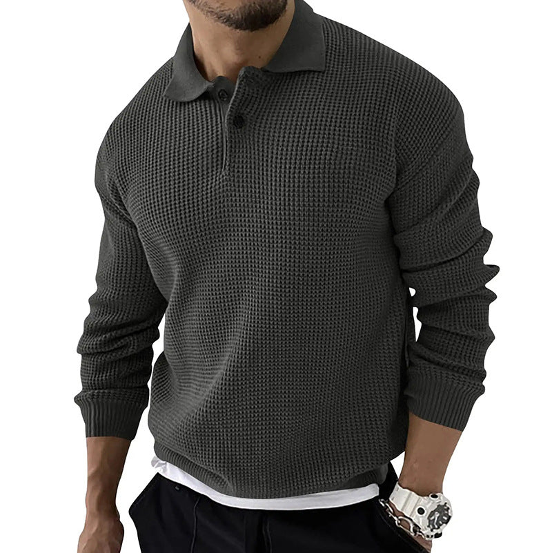 Image of Axel | Men's Button-Down Polo Sweater