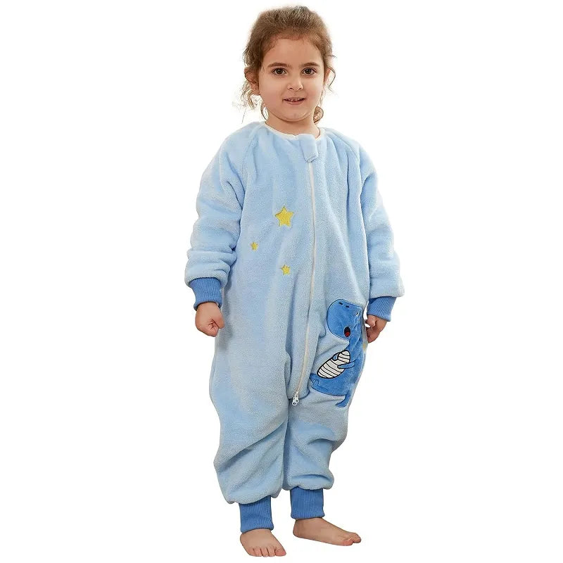 Baby Cartoon Flannel Winter Warm Sleeping Bag