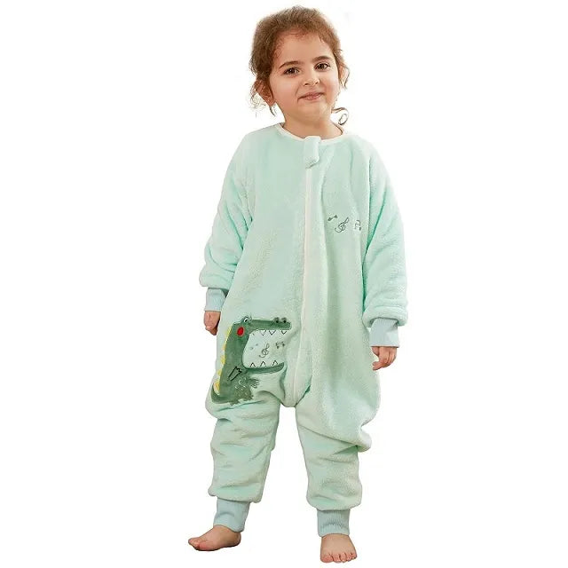 Baby Cartoon Flannel Winter Warm Sleeping Bag
