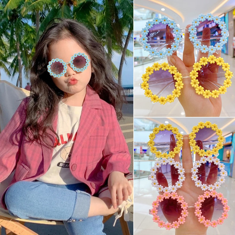 Baby Girls' UV Protection Round Sunglasses 0-6 Years