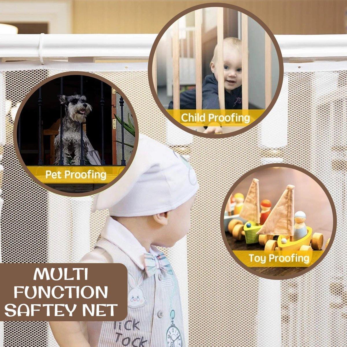 Baby Safety Railing Net for Stairs & Balconies