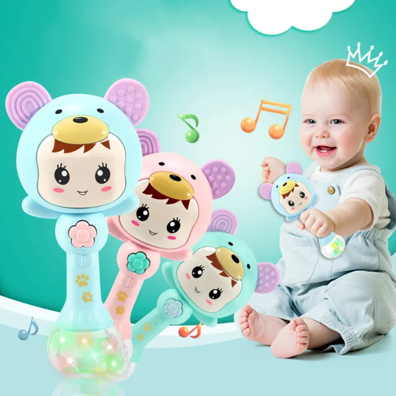 Baby Sensory LED Light & Sound Rattle Toy