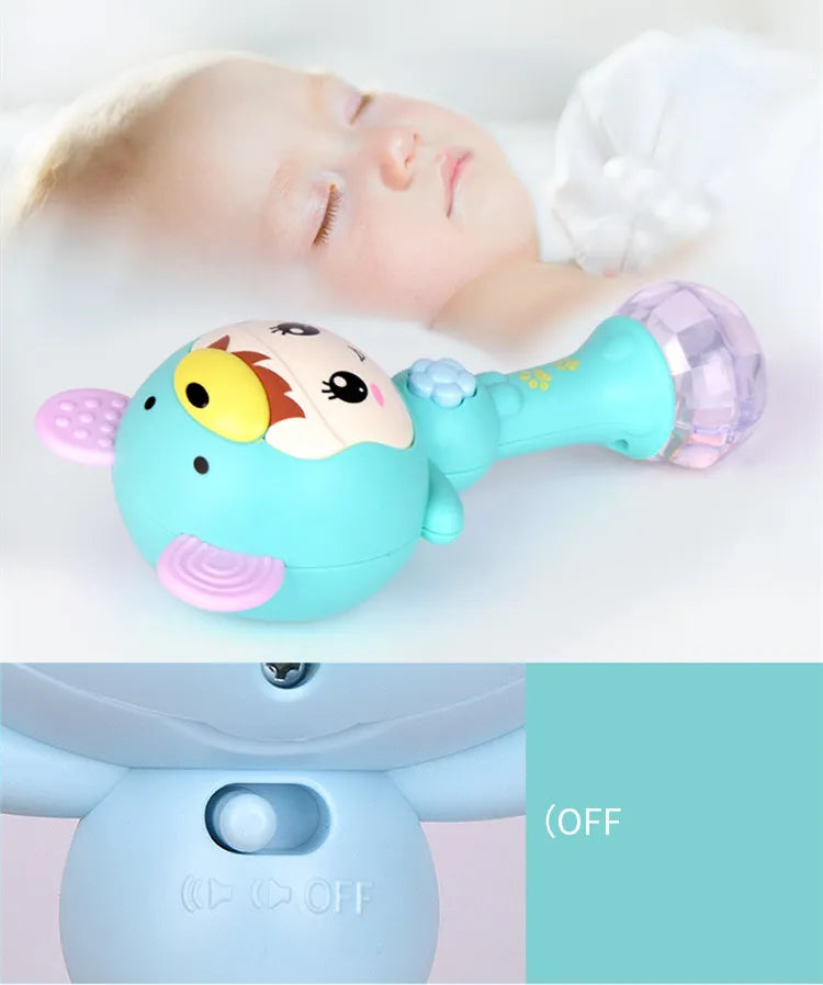 Baby Sensory LED Light & Sound Rattle Toy