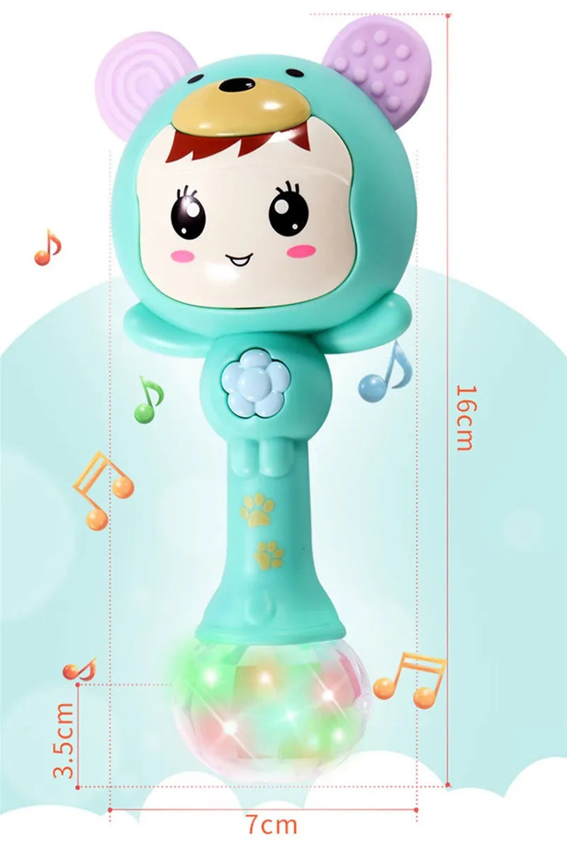 Baby Sensory LED Light & Sound Rattle Toy