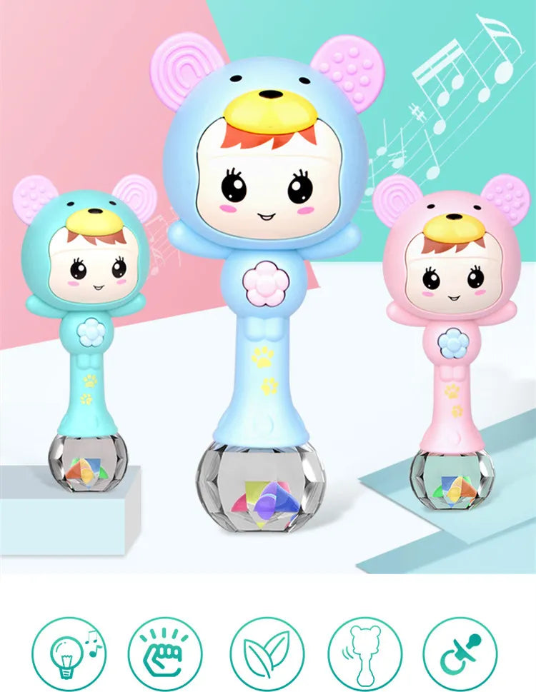 Baby Sensory LED Light & Sound Rattle Toy