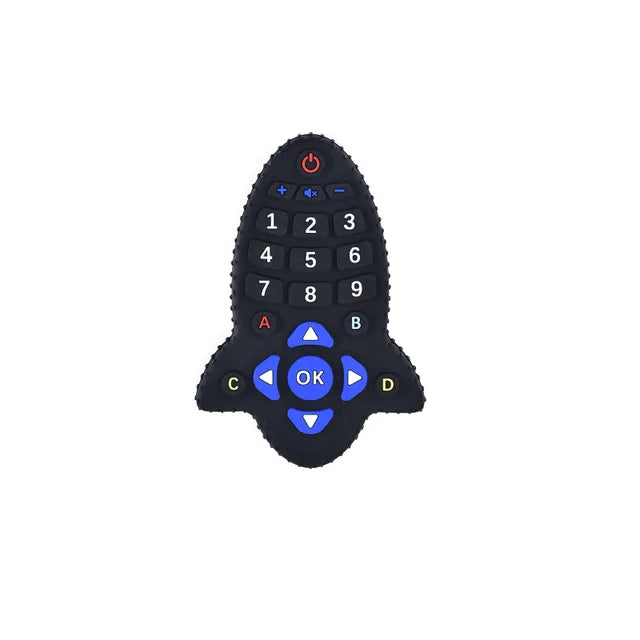 Baby Silicone Remote Control Teether for Soothing Gums