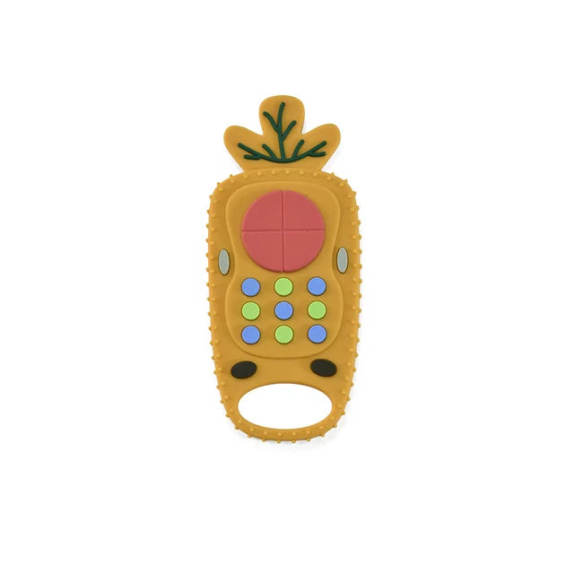 Baby Silicone Remote Control Teether for Soothing Gums