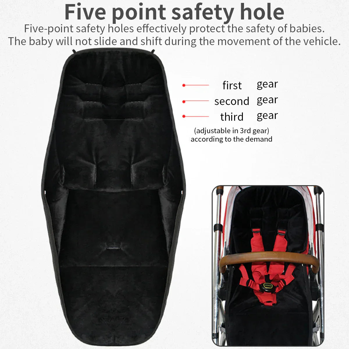 Baby Stroller Sleeping Bag - Winter Warm Footmuff for Newborns