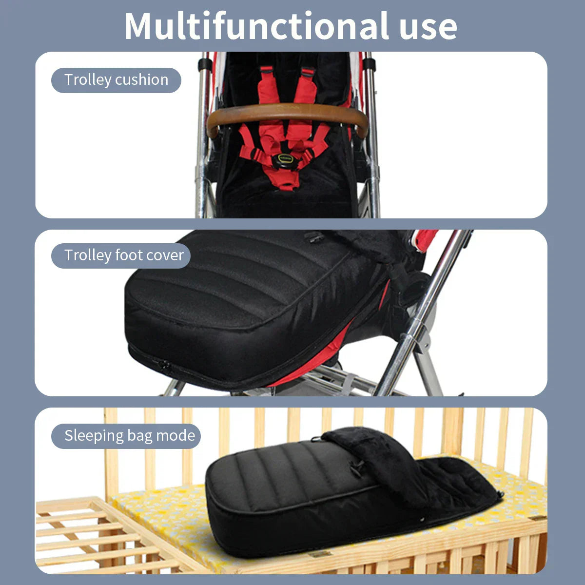 Baby Stroller Sleeping Bag - Winter Warm Footmuff for Newborns