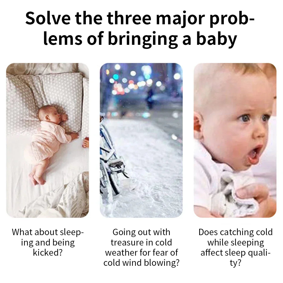 Baby Stroller Sleeping Bag - Winter Warm Footmuff for Newborns