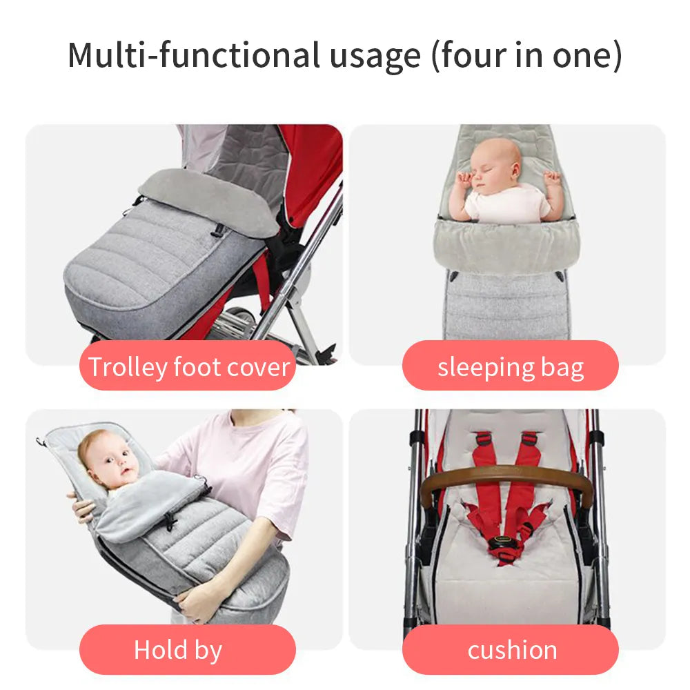 Baby Stroller Sleeping Bag - Winter Warm Footmuff for Newborns
